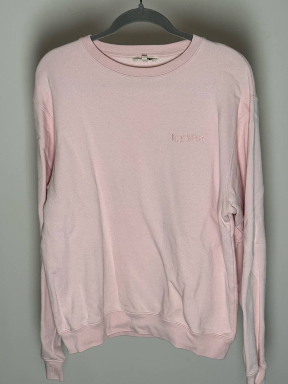 Djerf Avenue Pastel Pink Cozy Sweatshirt - Picture 4 of 5